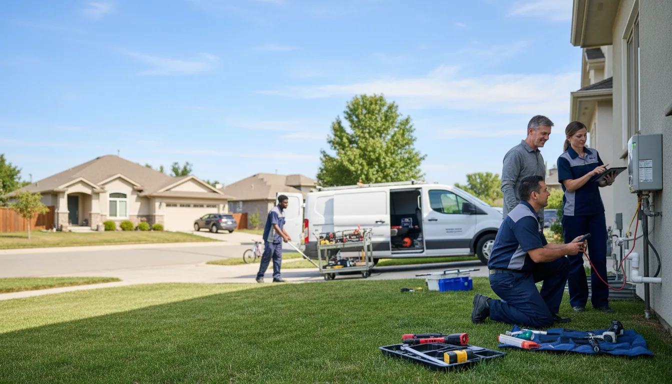 Tankless water heater service in Troup, TX